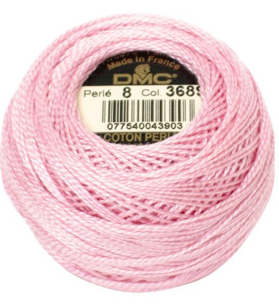 DMC Pearl Cotton Balls Article 116 Size 8 / 3689 LT Mauve