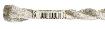 DMC Metallic Pearl Cotton Size 5 / 5283 Metallic Silver