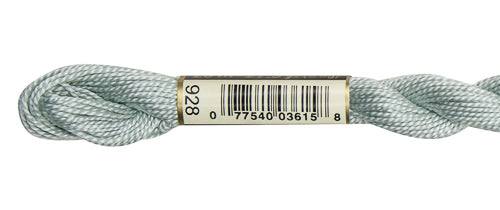 DMC Pearl Cotton Skeins Size 5 / 928 V LT Gray Green