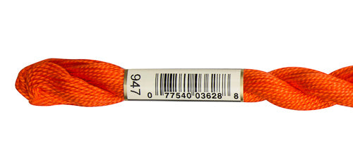 DMC Pearl Cotton Skeins Size 5 / 947 Burnt Orange
