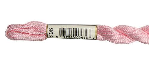 DMC Pearl Cotton Skeins Size 5 / 963 Ultra V LT Dusty Rose