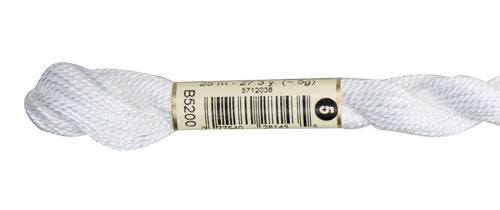 DMC Pearl Cotton Skeins Size 5 / B5200 Snow White