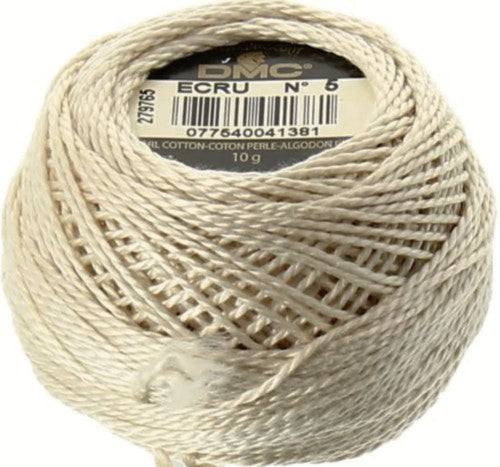 DMC Pearl Cotton Balls Article 116 Size 5 / 1165ECRU Ecru