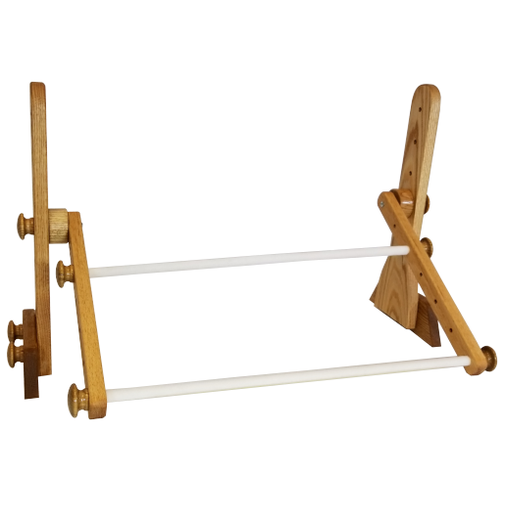 Tomorrow's Treasures E-Z Stitch Adjustable Oak Lap & Tabletop Frame