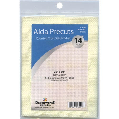 Design Works Gold Quality Aida Counted Cross Stitch Fabric, 14 count