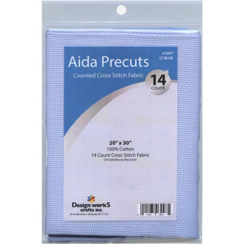 Design Works Gold Quality Aida Counted Cross Stitch Fabric, 14 count