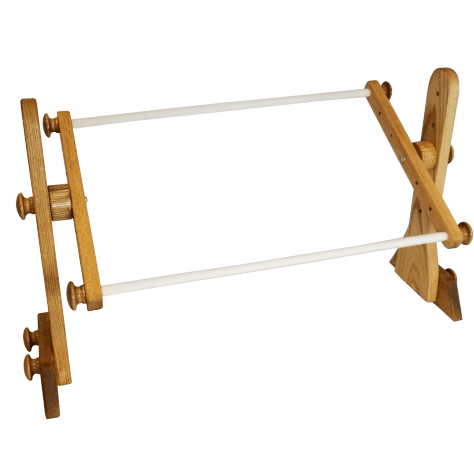 Tomorrows Treasures E-Z Stitch Adjustable Oak Lap & Tabletop Frame