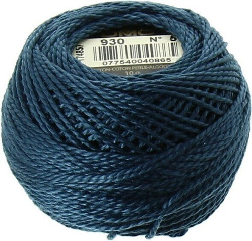 DMC Pearl Cotton Balls Article 116 Size 5 / 930 Dark Antique Blue