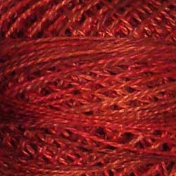 Valdani Variegated Pearl Cotton Ball Size 12 - 109yd / O534 Quiet Fall