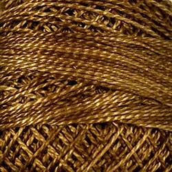 Valdani Variegated Pearl Cotton Ball Size 8 - 73yd / O154 Dark Antique Golds