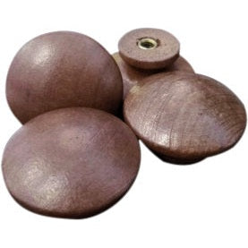 E-Z Stitch Value Wood Knobs - Set of 4 / EZ110-WAL Walnut Finish