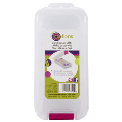 Creative Options Mini Sideways Utility Box - 1-4 Compartments