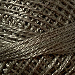 Valdani Solid Pearl Cotton Ball Size 5 - 46yd / 181 Olive Stone Dark