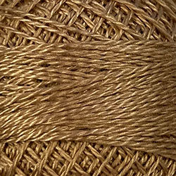 Valdani Solid Pearl Cotton Ball Size 12 - 109yd / 149 Luminous Beige Dark