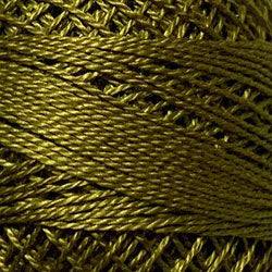 Valdani Solid Pearl Cotton Ball Size 12 - 109yd / 153 Antique Gold