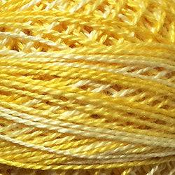 Valdani Variegated Pearl Cotton Ball Size 12 - 109yd / O551 Sunshine