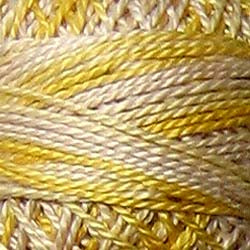 Valdani Variegated Pearl Cotton Ball Size 12 - 109yd / M67 Blurry Vanilla