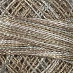 Valdani Variegated Pearl Cotton Ball Size 12 - 109yd / O545 Primitive White