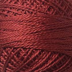 Valdani Solid Pearl Cotton Ball Size 12 - 109yd / 302 Rich Brick