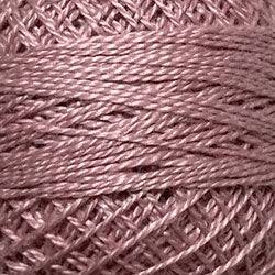 Valdani Solid Pearl Cotton Ball Size 8 - 73yd / 881 Distant Mauve Light