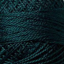Valdani Solid Pearl Cotton Ball Size 12 - 109yd / 341 Dark Teal