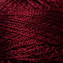 Valdani Solid Pearl Cotton Ball Size 8 - 73yd / 78 Rusty Burgundy