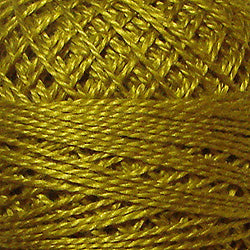 Valdani Solid Pearl Cotton Ball Size 8 - 73yd / 152 Gold