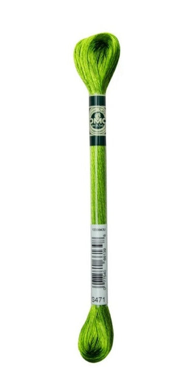 DMC Satin Floss / S471 Very Light Avocado Green