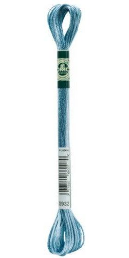 DMC Satin Floss / S932 Light Antique Blue