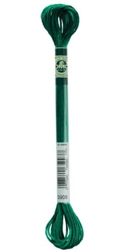 DMC Satin Floss / S909 Emerald Green