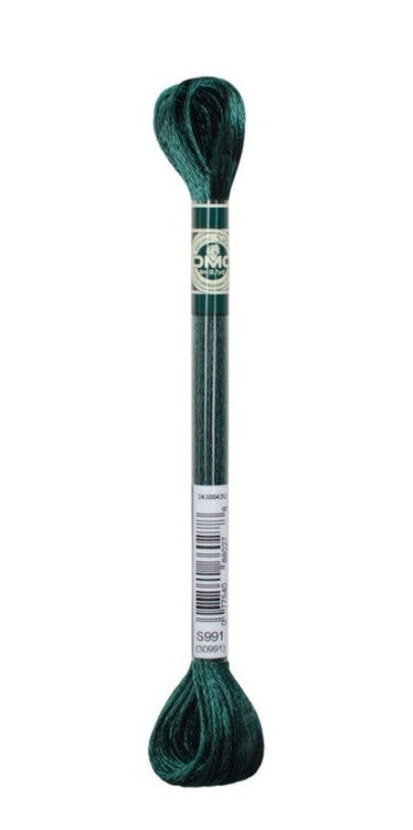 DMC Satin Floss / S991 Dark Aquamarine