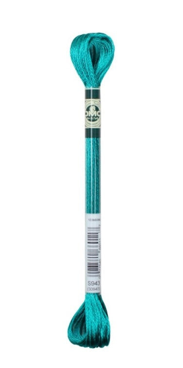 DMC Satin Floss / S943 Medium Aquamarine