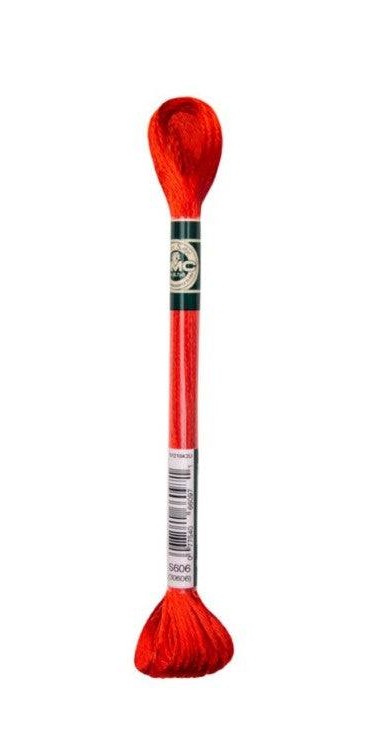 DMC Satin Floss / S606 Bright Orange Red