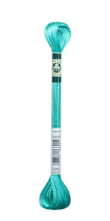 DMC Satin Floss / S959 Medium Seagreen