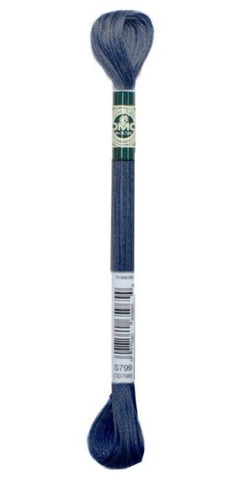 DMC Satin Floss / S931 Antique Blue
