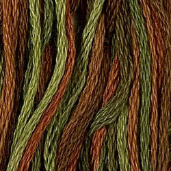 Valdani Variegated 6 Ply Skeins / M78 Copper Leaf
