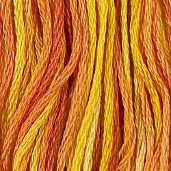 Valdani Variegated 6 Ply Skeins / V1 Orange Blossom