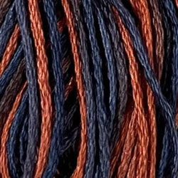 Valdani Variegated 6 Ply Skeins / M64 Ocean Sunset