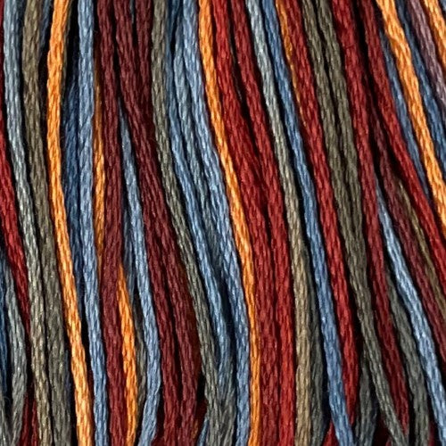 Valdani Variegated 6 Ply Skeins / M74 Rooster Tail