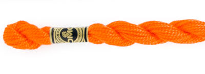 DMC Pearl Cotton Skeins Article 115 Size 3 / 740 Tangerine