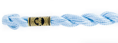 DMC Pearl Cotton Skeins Article 115 Size 3 / 827 V LT Blue