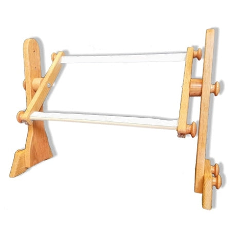 Tomorrow's Treasures E-Z Stitch Adjustable Oak Lap & Tabletop Frame - Webbing Version