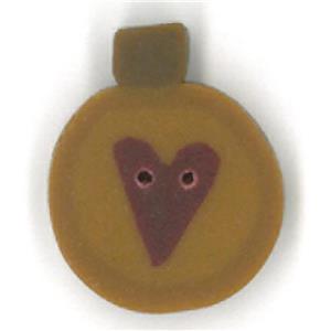 Primitive Gold Ornament Button