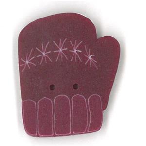 Small Wine Mitten Button