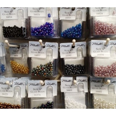 Mill Hill Glass Pony Beads - Size 6/0 - while supplies last