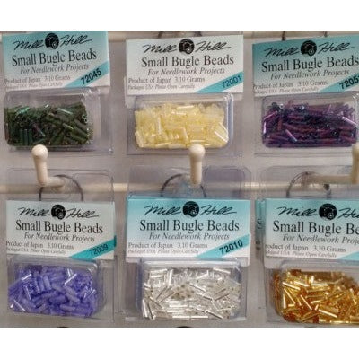 Mill Hill Small Bugle Beads - 6mm long - while supplies last