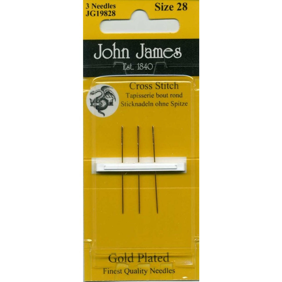 John James Gold Tapestry Needles - 3/pkg