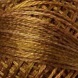 Valdani Variegated 3 Strand Ball Cotton Floss - 30yd / P5 Tarnished Gold