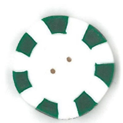 Large Green Peppermint Button