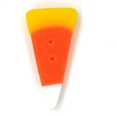 Small Candy Corn Button